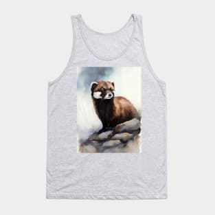 Arctic Sable - Watercolor Paint Tank Top